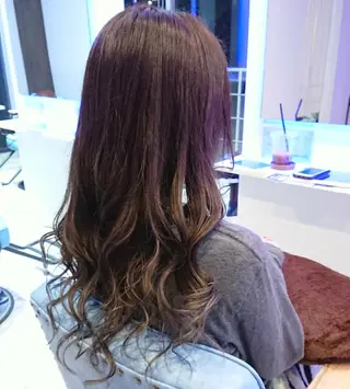 ロング カラー ヘアアレンジ 小林 伸行のヘアスタイル