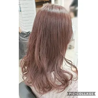 ロング カラー 染野 匠のヘアスタイル