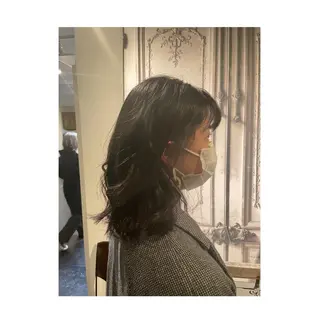 セミロング カラー ヘアアレンジ eight所属・丸山 甲斐のヘアスタイル