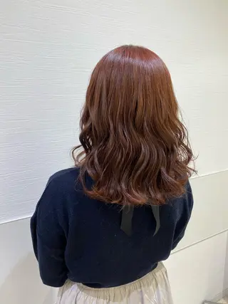セミロング カラー ナチュラル艶カラー 🤎maoのヘアスタイル
