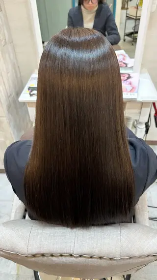 ロング カラー 🖤ほのか/ツヤ髪 /髪質改善/縮毛矯正のヘアスタイル