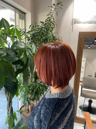 ショート カラー 🩵ボブ/レイヤー /髪質改善🩵のヘアスタイル