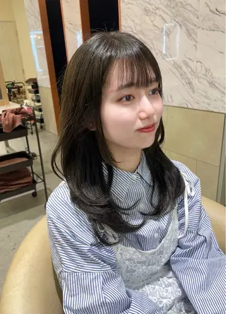 セミロング 齋藤 光輔のヘアスタイル