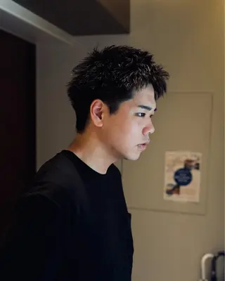 ショート パーマ メンズ ニュアンスパーマ ピンパーマ 丸山のヘアスタイル