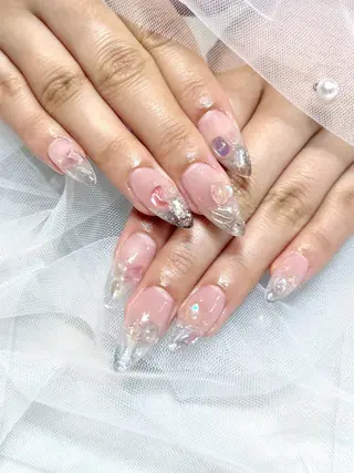 ネイル éclat nail studio（She nail studio内）所属・韓国ワンホン éclat🩵飯山のネイルデザイン