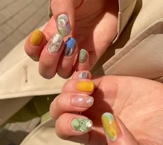 ネイル 栗田 ゆう子のネイルデザイン