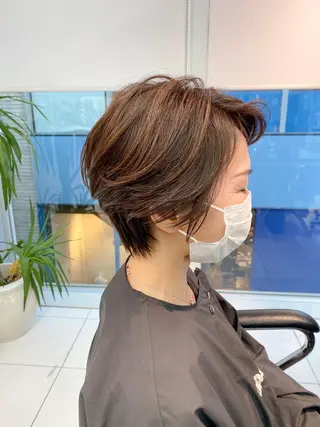 ショート 加藤 真介のヘアスタイル