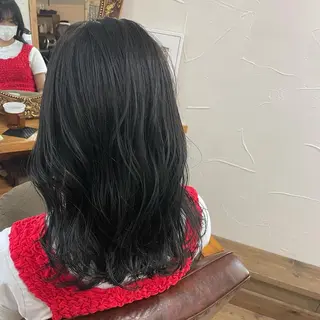 セミロング カラー 🌼RIKA🌼レデ ィース専門💖のヘアスタイル