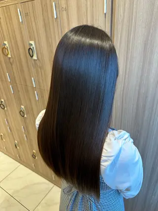 ロング パーマ 🌷縮毛矯正🌷 中村百花のヘアスタイル