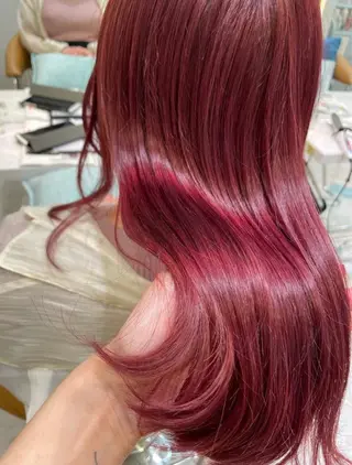 セミロング ♥️透明感×抜け感 ベージュ/佑珠♥️のヘアスタイル