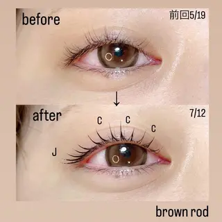 マツエク・マツパ Lunon にしむらのマツエク・マツパデザイン