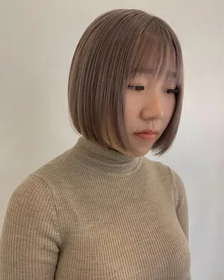 ショート ୨୧柔らかいカラー nozomi ୨୧のヘアスタイル