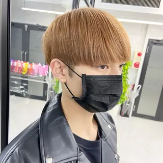 ショート カラー メンズ ミルボンAujua認定サロン Ria OSAKA 梅田所属・メンズ、エクステ特化 Ryuのヘアスタイル