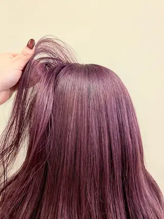 セミロング カラー ミ ユのヘアスタイル