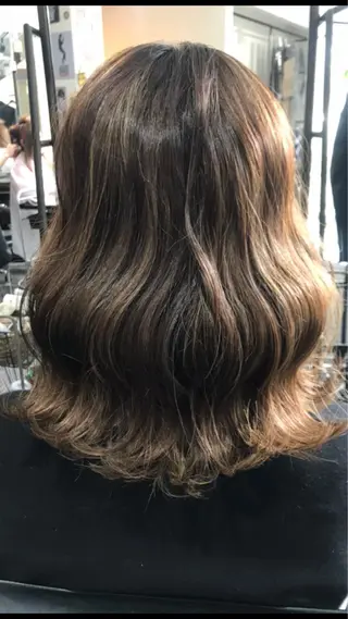 ミディアム 家田 竜のヘアスタイル