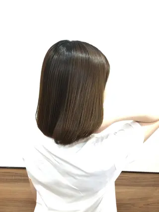 ミディアム Annon プライベートサロンのヘアスタイル