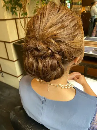 セミロング 白井 雅美のヘアスタイル