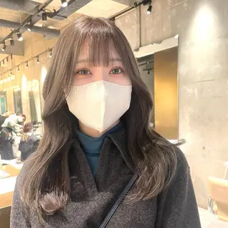 ロング カラー 美髪矯正/ハイトーン 🪸🩰ヒナコのヘアスタイル