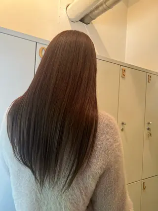 ロング ハイトーンカラー/エ クステ/デザインのヘアスタイル