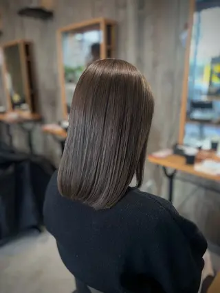 ミディアム 🎀Lolonois 池田店🎀佐藤百奈美のヘアスタイル