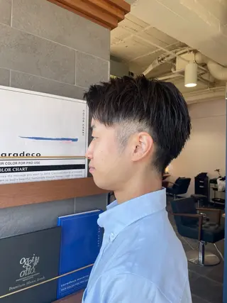 ショート メンズ 溝口 槙里也のヘアスタイル