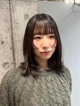ミディアム 🦖ミニボブ/ボブ /MOEKA🦕のヘアスタイル