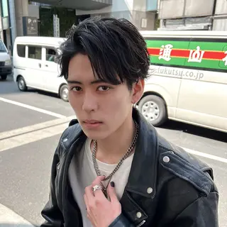 メンズ メンズ特化/パーマ/ メッシュ/竜成のヘアスタイル