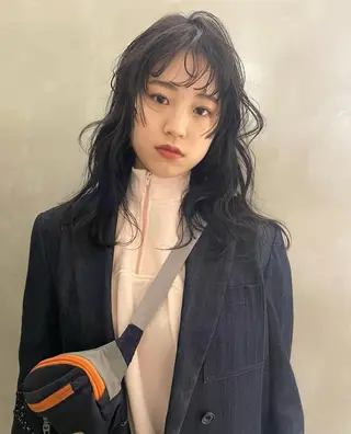 セミロング パーマ ボブ/レイヤー カット✂︎ayumiのヘアスタイル