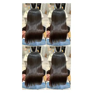 ロング カラー 髪質改善/縮毛矯正/ 韓国ヘア/店長敦士のヘアスタイル