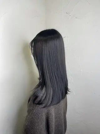 ロング カラー 韓国ヘア🫧艶カラー 🫧髪質改善/オオヤのヘアスタイル