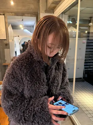 ショート mirai/ブリーチ ダブルカラーのヘアスタイル