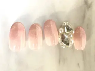 ロング ネイルPetit Ribbonのネイルデザイン