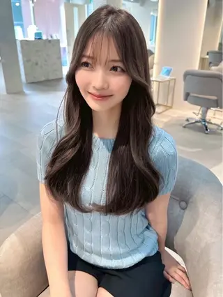 ロング 銀座🪄momo🪄 カラートリートメントのヘアスタイル