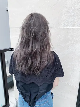 ロング カラー カラー特化サロン大阪 ルービック江坂/新城のヘアスタイル