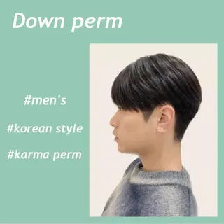 パーマ メンズ 樋笠 知佳のヘアスタイル