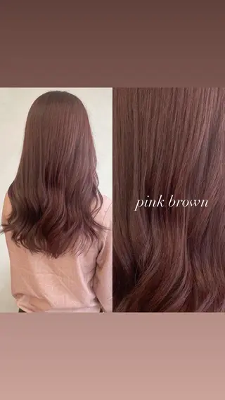 セミロング MAHO/透明感カラ ー/髪質改善🍒のヘアスタイル