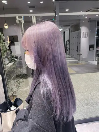 ロング カラー 山下 紗里奈のヘアスタイル