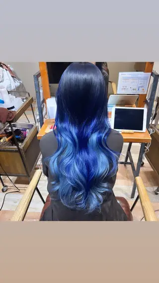 ロング カラー 艶髪／シールエクステ 🌻ノゾミ🌻のヘアスタイル