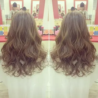 セミロング カラー Le Lien カジのヘアスタイル