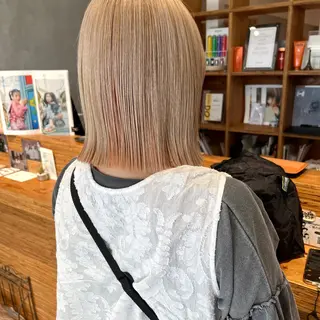 ミディアム ボブ/透明感カラー /坂口恵梨子のヘアスタイル