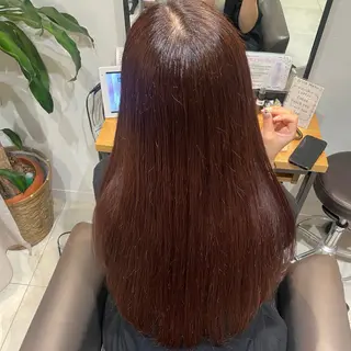 ロング ハルカ/暖色カラー/ ブリーチカラーのヘアスタイル