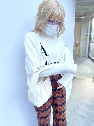 ショート カラー 🍨モテベージュ🩰 miraiのヘアスタイル