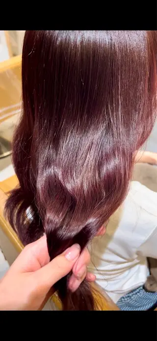 カラー 艶髪/韓国風🤍🖤 小林実央‎のヘアスタイル