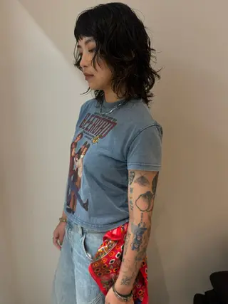 ミディアム パーマ misa___boo MISAのヘアスタイル