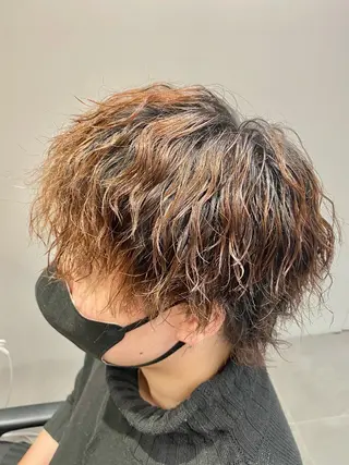 パーマ メンズ 立川メンズパーマ職人 小泉文人のヘアスタイル
