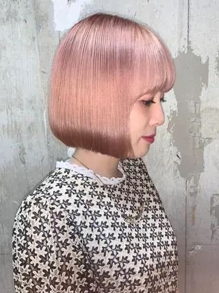 ショート カラー 🎀ハイトーン/レイ ヤー/Reina🎀のヘアスタイル