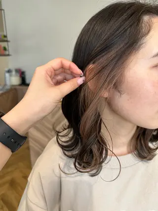 ミディアム カラー 【yate'】 Noanのヘアスタイル