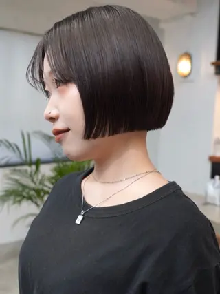 ショート i.+FERiCIA.所属・ボブ／アンニュイ 🌷しだひめな🌷のヘアスタイル