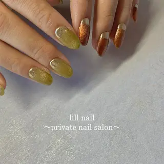 ミディアム pllia beautyのネイルデザイン