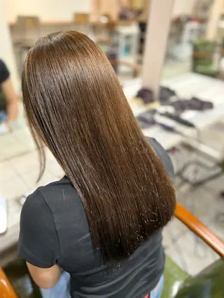 ロング カラー 近藤 乃紀のヘアスタイル